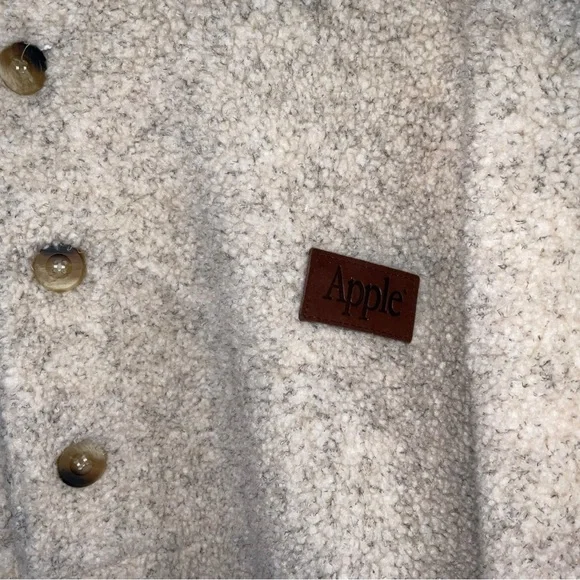 Sportsmaster Club Collection Apple logo Sherpa Pullover | Size L | Made in USA - Picture 6 of 8